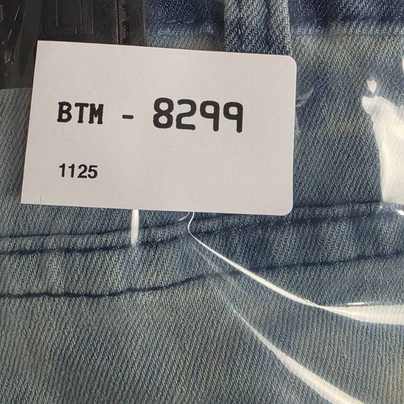 Rock Salt Bleach Wash Distressed Jeans Men’s 36 - Picture 10 of 10